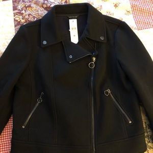 Ann Taylor cotton bomber style jacket